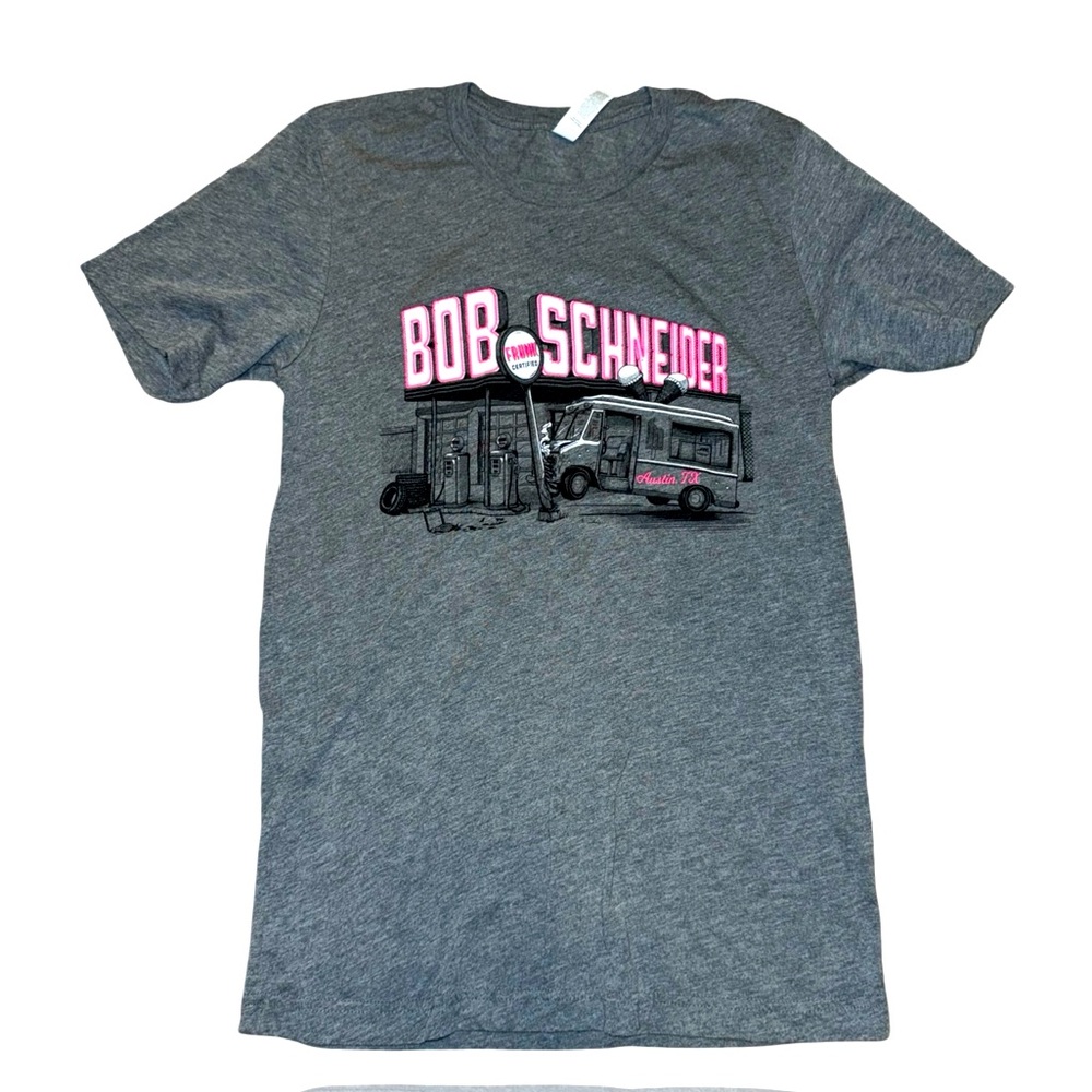 Bob Schneider Concert Tee: Austin TX Music Scene: Country Rock: Small